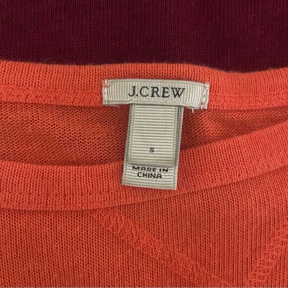 J Crew Colorblock wide stripe 3/4 sleeve T Shirt S - Picture 2 of 3